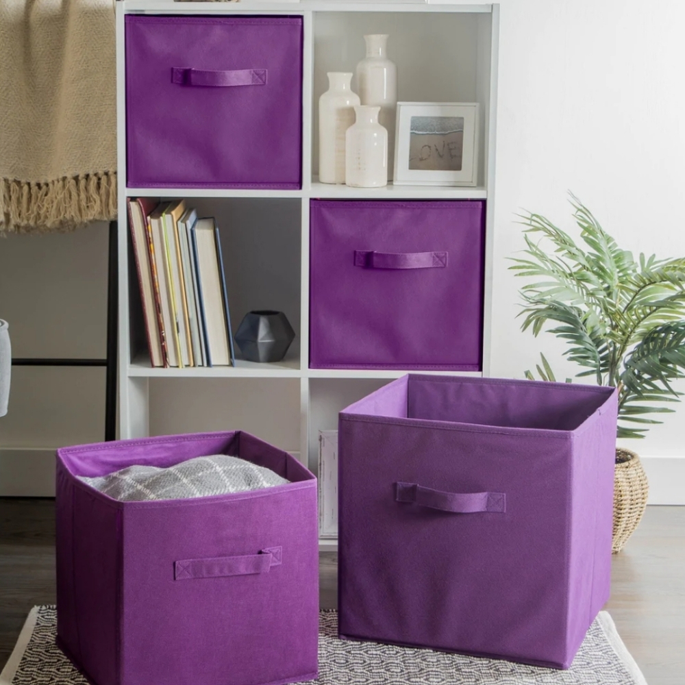 Set of 4 large storage bins